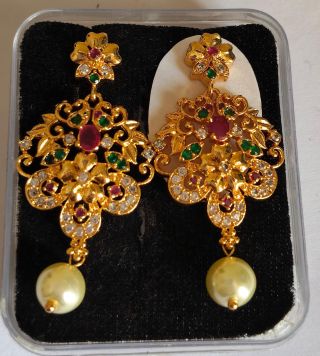 Ad Stone Ear Ring Ad0418 Multi