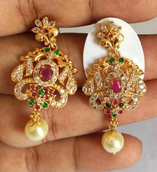 Ad Stone Ear Ring Ad0419 Multi