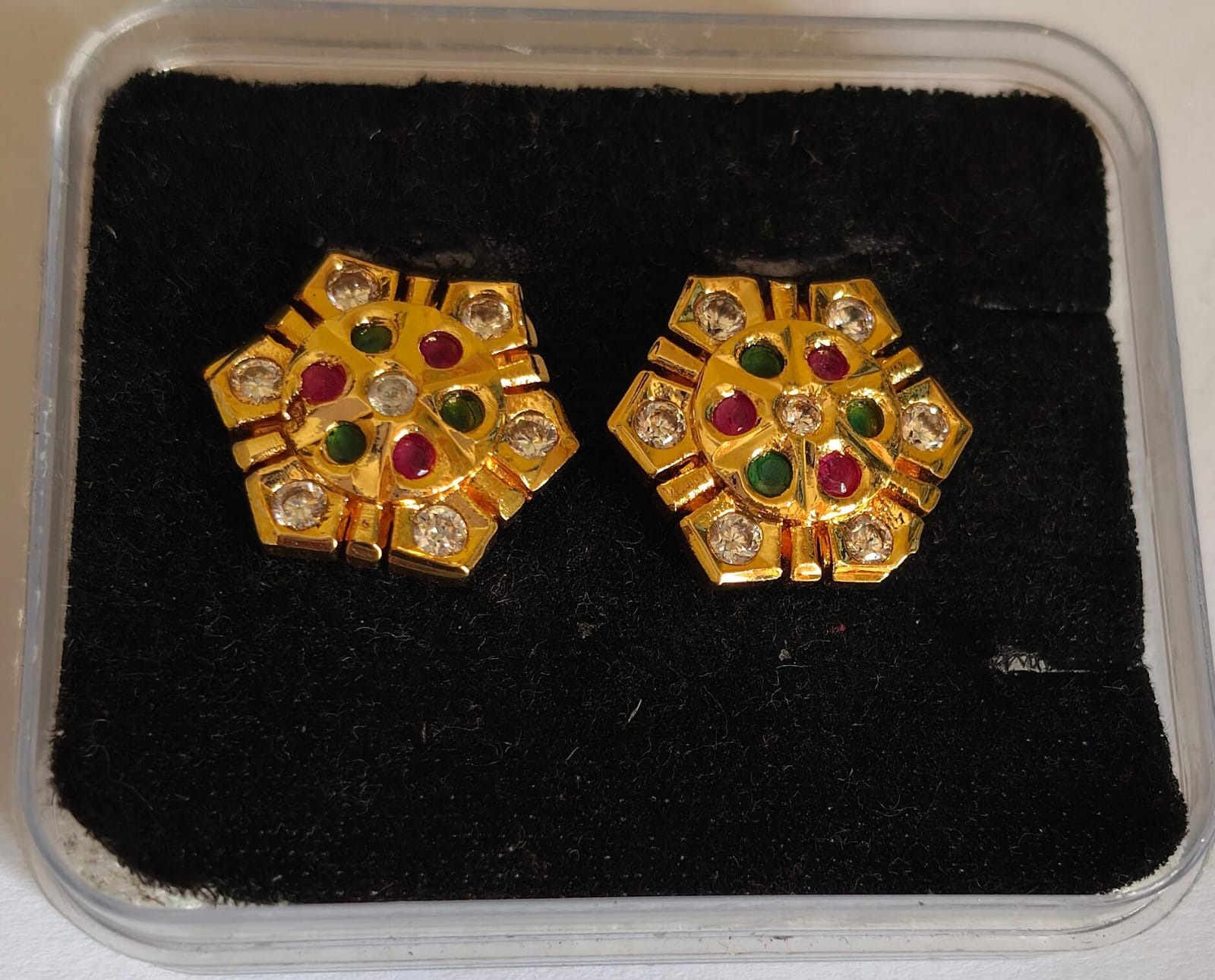 Ad Stone Ear Ring Ad0420 Multi