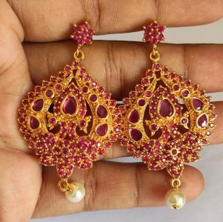 Ad Stone Ear Ring Ad0425 Pink