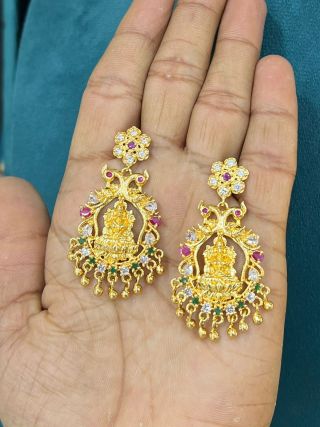 Lakshmi Ear Ring Pink Ie0201