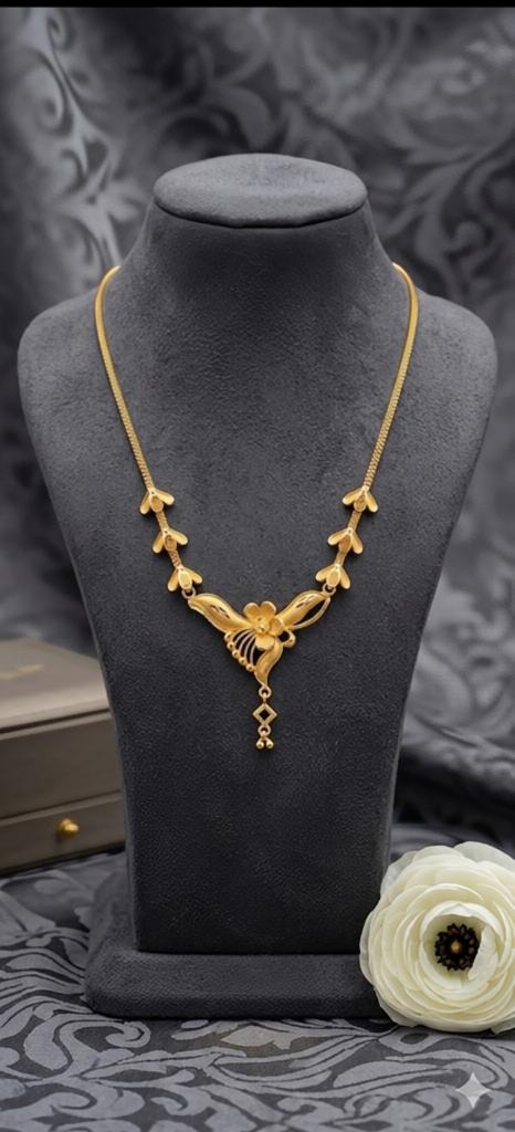 Forming Necklace Leaf Flower Nf0028