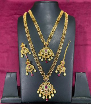 Stone Aaram Necklace Combo Set Multi Ac0016
