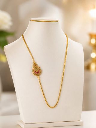 Flower Multi Saradu Mogappu Chain Sm0033