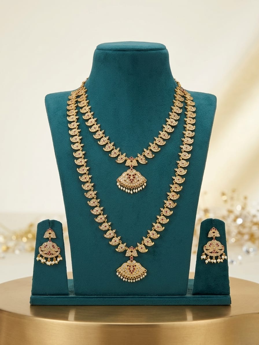 Aaram Necklace Combo Set Ac0011