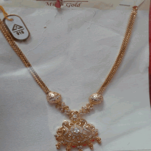 White Stone peacock Necklace