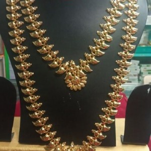 Kerala Aaram Necklace Set-460717