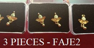 3 PIECE EAR RING - Rs. 105