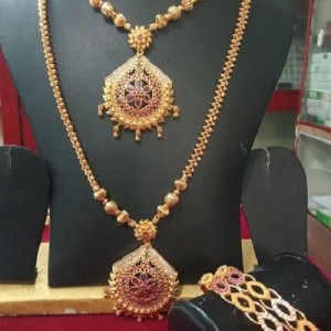 Aaram Necklace Bangle Combo