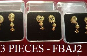 3 PIECE EAR RING - Rs. 210