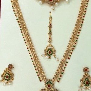 Fancy Aaram Necklace Combo Set