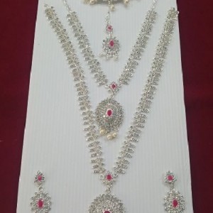 Fancy Combo Necklace Aaram Set