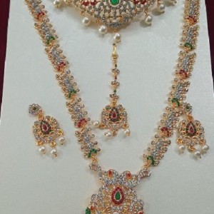 Fancy Combo Necklace Aaram Set