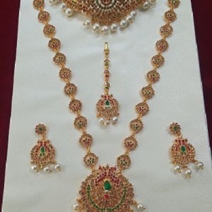 Fancy Combo Necklace Aaram Set