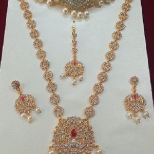 Fancy Combo Necklace Aaram Set