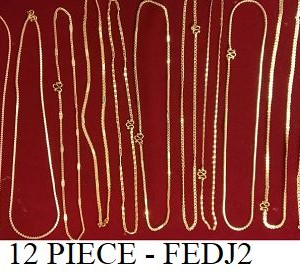 12 PIECES SHORT CHAIN - Rs. 540