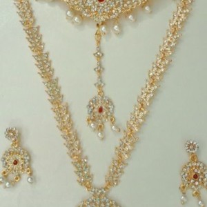 Fancy Aaram Necklace Combo Set
