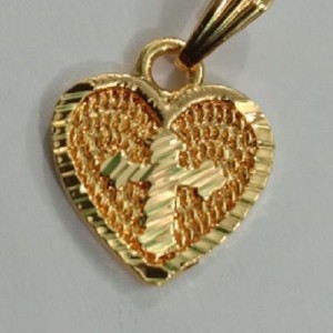 Graceful plus Pendant with heart