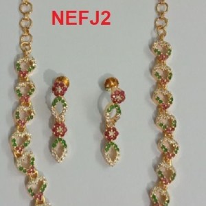 Necklace with Ear Ring