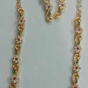 Necklace with Ear Ring