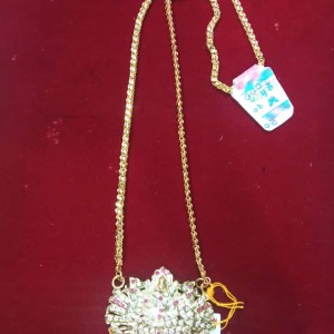 Sizzling Gold covering Dollar chain