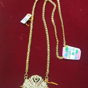 Sizzling Gold covering Dollar Chain