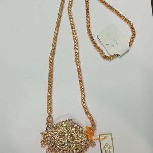 Traditional Gold Covering Dollar Chain